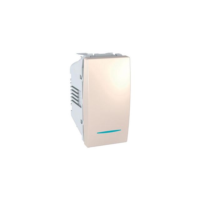 Unica Switch 1 Gang with Indication Light Ivory MGU3.101.25N