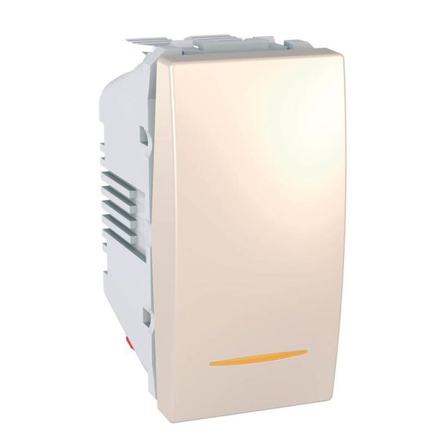 Unica Switch 1 Gang with Indication Light Ivory MGU3.101.25S