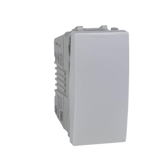 Unica Push Button 1 Gang White MGU3.106.18