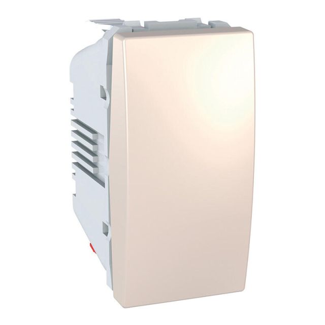 Unica Push Button 1 Gang Ivory MGU3.106.25