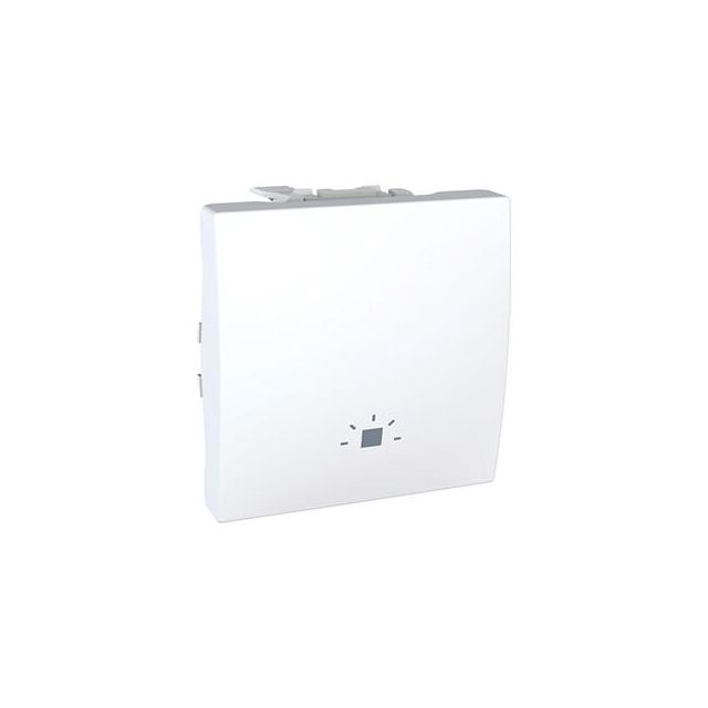 Unica Push Button with Light Symbol White MGU3.206.18L