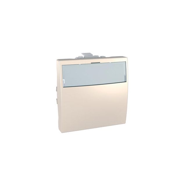 Unica Push Button with Label Holder Ivory MGU3.246.2512V