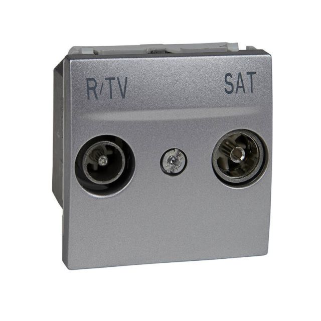 Unica Top/Class TV/RD/SAT Terminal Socket Aluminium MGU3.455.30