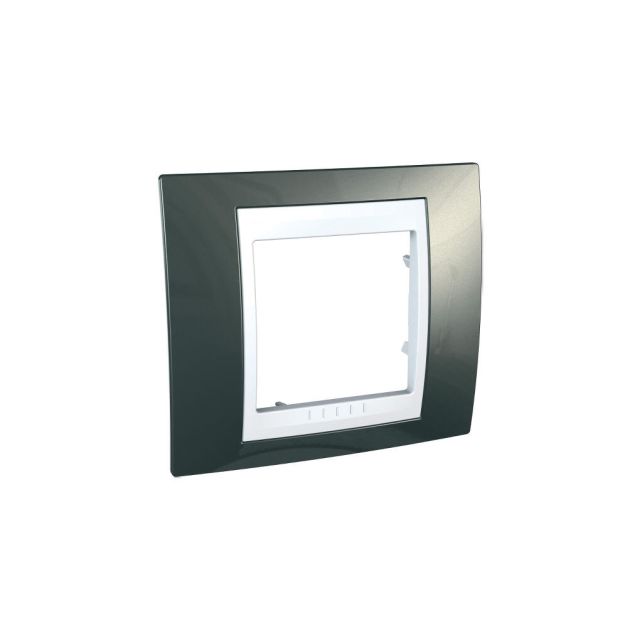 Unica Plus Frame 1 Gang Light Gray/White MGU6.002.824