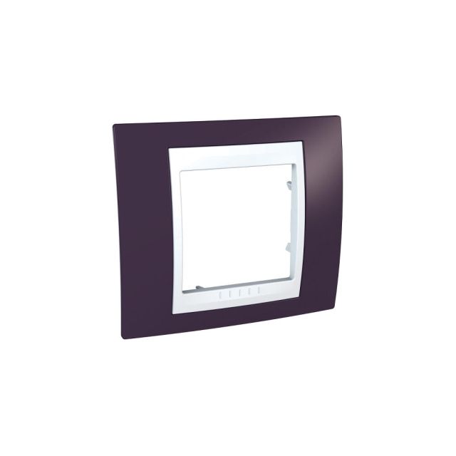 Unica Plus Frame 1 Gang Garnet/White MGU6.002.872