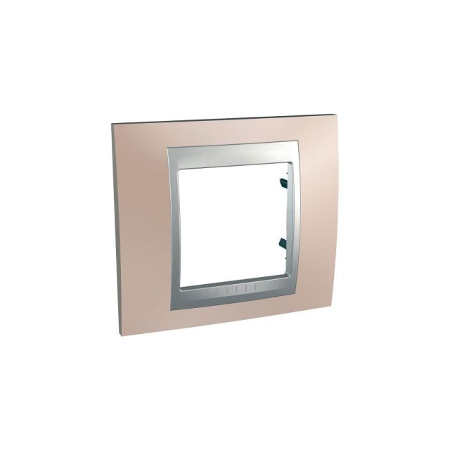 Unica Top Frame 1 Gang Onyx Copper/Aluminium MGU66.002.096