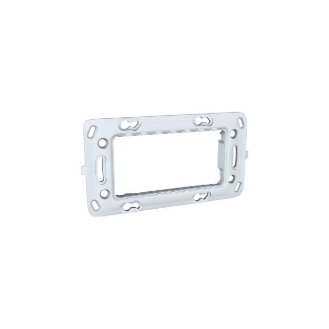 Unica Rectangular Fixing Frame IT 4 Modules 1 Gang Plastic MGU7.104.P