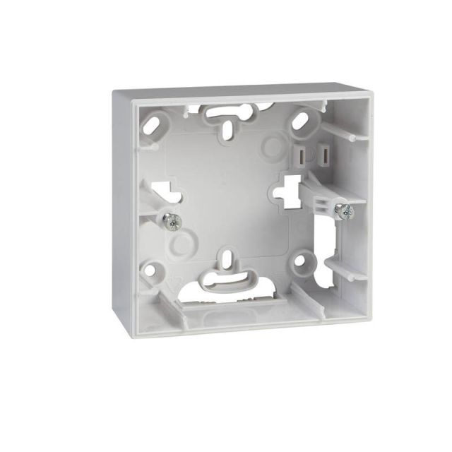 Unica Basic/Colors Surface Box 2 Modules 1 Gang White MGU8.002.18