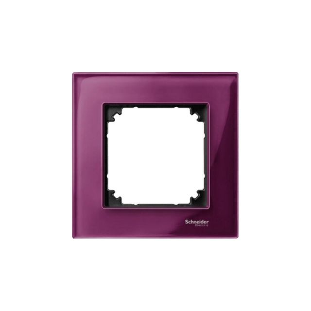 Merten M-Elegance Πλαίσιο 1 Θέσης Ruby Red MTN4010-3206