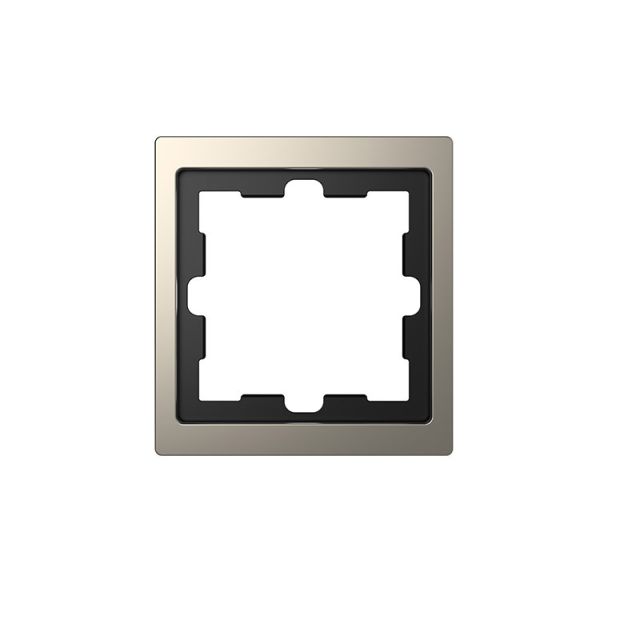 Merten D-Life Cover Frame 1 Gang Nickel MTN4010-6550
