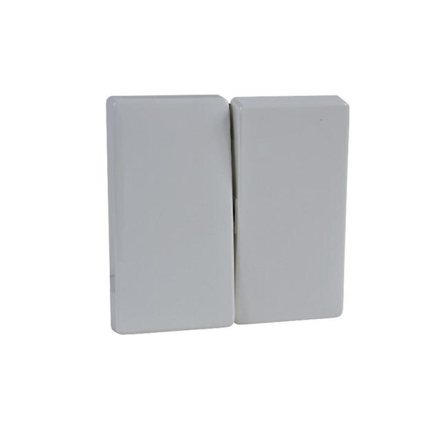 Merten Artec-Antique Switch Plate 2 Gang White MTN412519