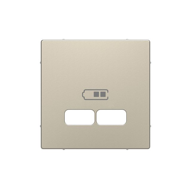Merten D Plate 2xUSB Sahara MTN4367-6033