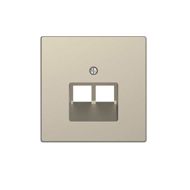 Merten D Plate 8-8 2xRJ45 Sahara MTN4522-6033
