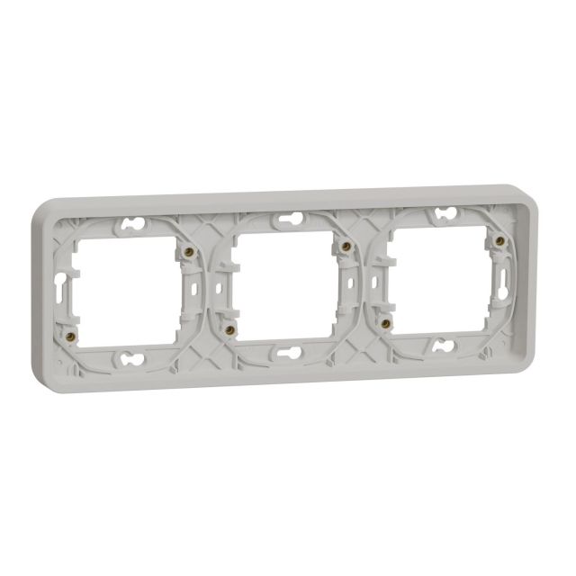 Mureva Πλαίσιο 3 Θέσεων Οριζόντιο Λευκό MUR39109