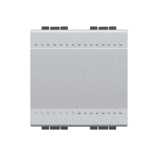Livinglight Switch Intermediary A/R 16Α 2 Modules Aluminium NT4004M2N