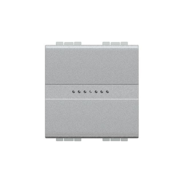 Livinglight Switch A/R 2 Modules Aluminium NT4053Μ2AN