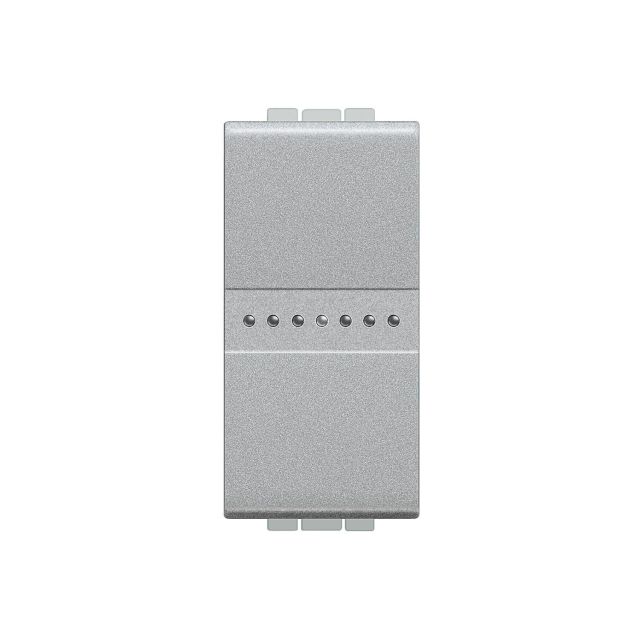 Livinglight Switch A/R 16Α 1 Module Aluminium NT4054