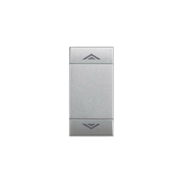 Livinglight Cover Plate with  with Illuminated Lens 1 Module Aluminium NT4911AHN