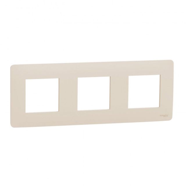 New Unica Frame 3 Gangs Beige NU200644