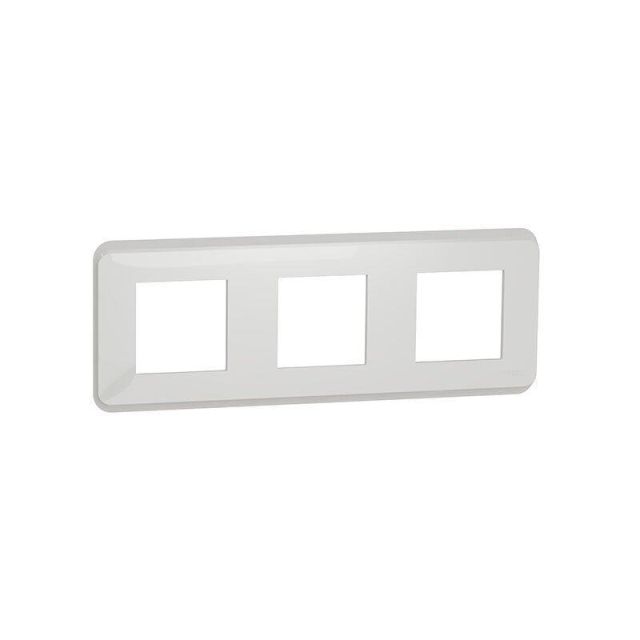 New Unica Pro Frame 3 Gangs White NU400618