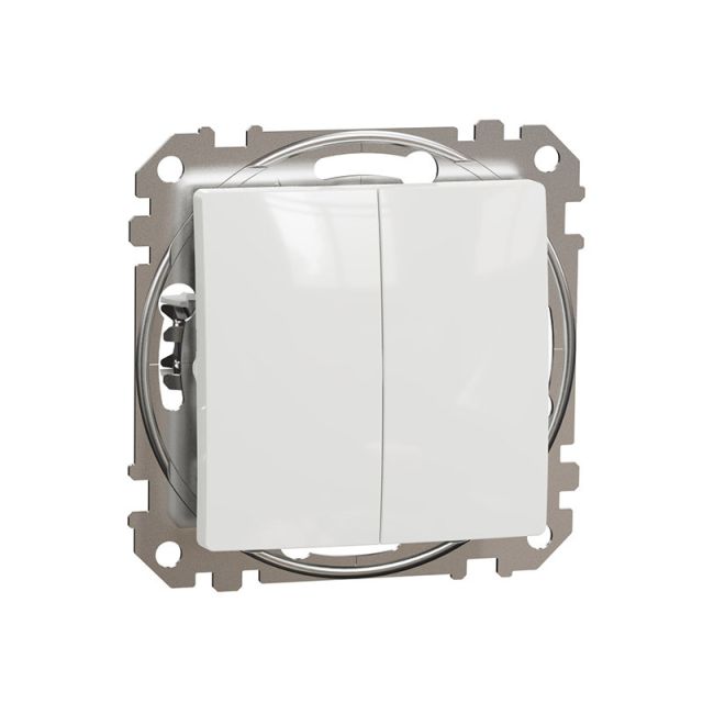 Sedna Design & Elements 2-Circuits Switch White SDD111105