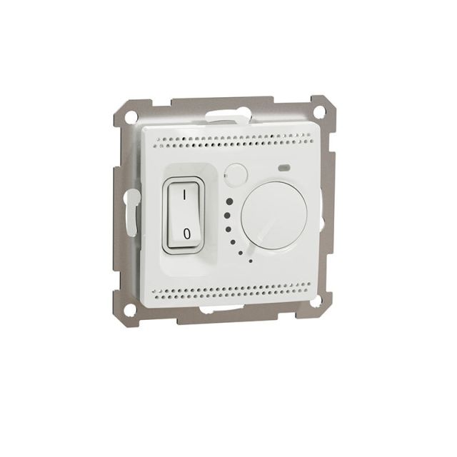 Sedna Design & Elements Θερμοστάτης για Ενδοδαπέδια Θέρμανση 16A Λευκό SDD111507