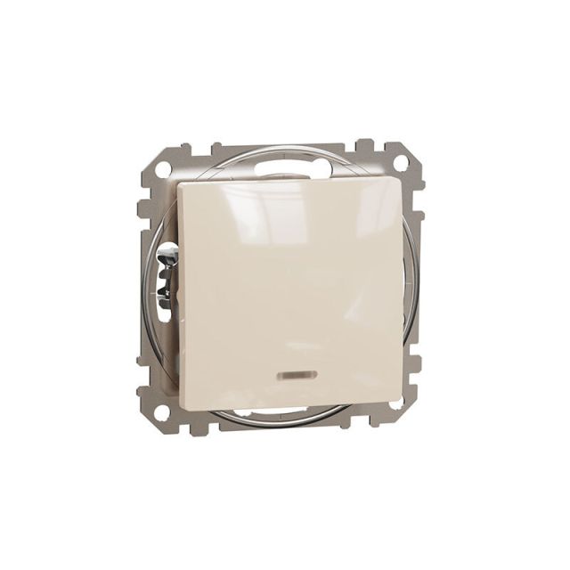 Sedna Design & Elements Switch A/R with Blue Locator Led Beige SDD112106L