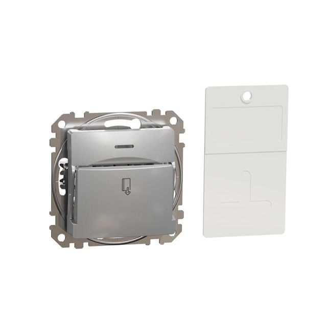 Sedna Design & Elements Keycard Switch Aluminium SDD113121