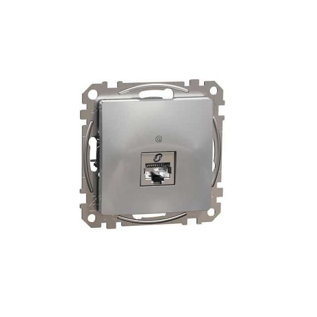 Sedna Design & Elements Socket RJ45 CAT6 STP Aluminium SDD113461S