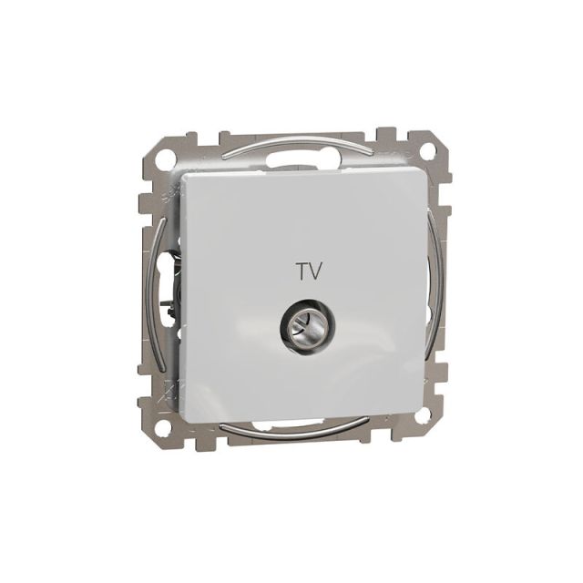 Sedna Design & Elements TV Transit Socket 10DB Aluminium SDD113478