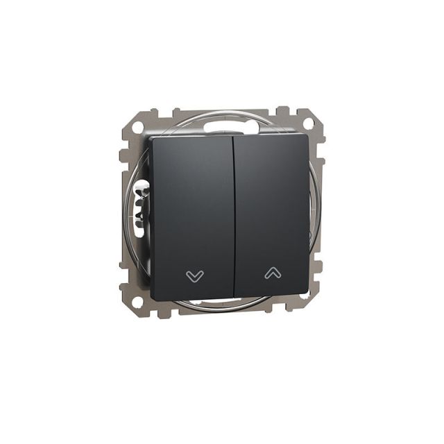 Sedna Design & Elements Μπουτόν Ρολών Ανθρακί SDD114114