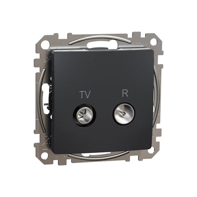 Sedna Design & Elements Terminal Socket TV/R Anthracite SDD114471R