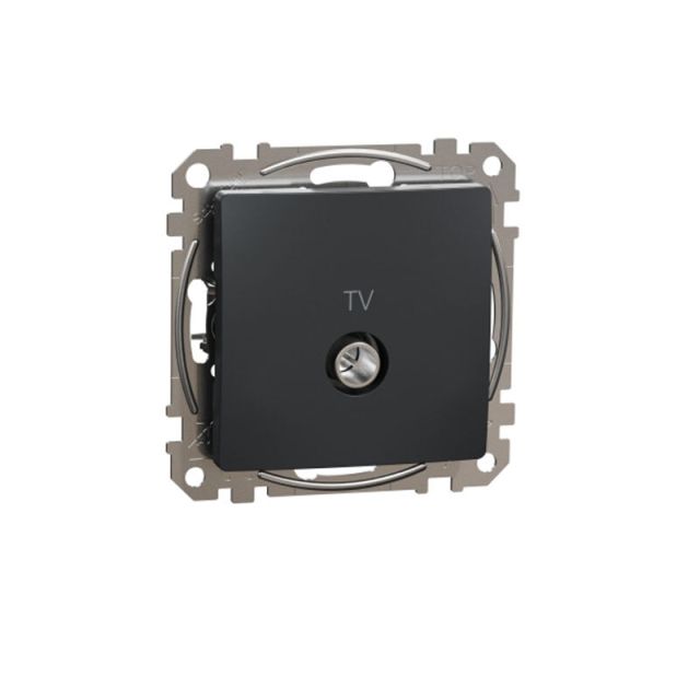 Sedna Design & Elements TV Transit Socket 7DB Anthracite SDD114474