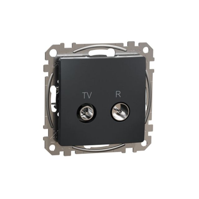 Sedna Design & Elements Transit Socket TV/R Anthracite SDD114474R