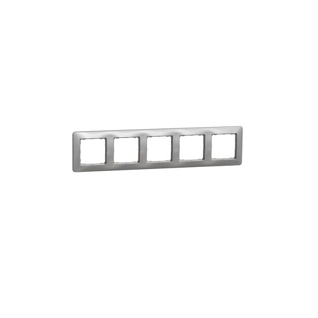 Sedna Design & Elements Frame 5 Gangs Aluminium SDD313805