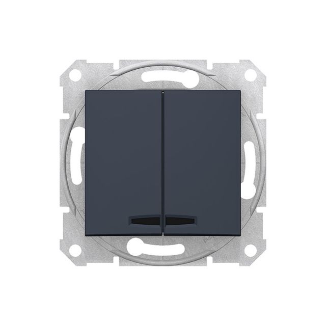 Sedna Switch 2P with Orientation Lamp Graphite SDN0300370