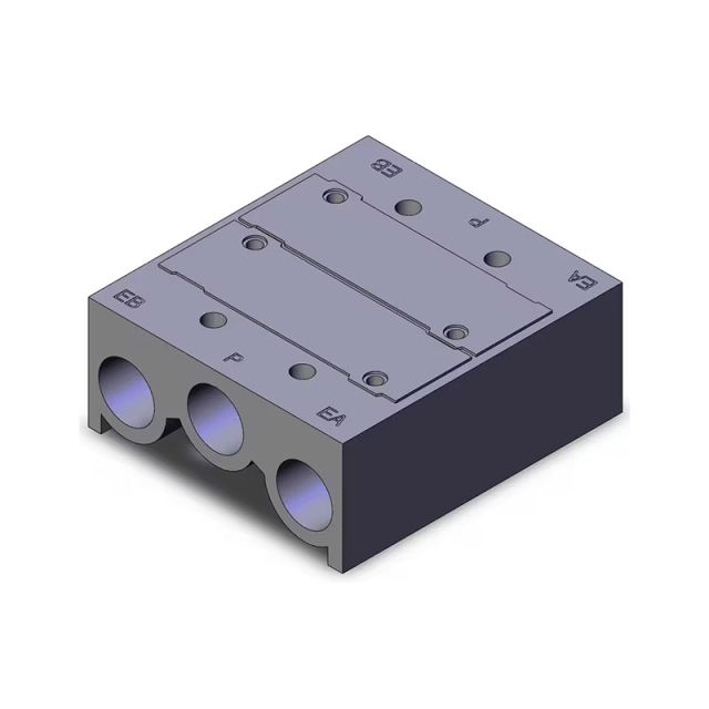 Aluminum Valve Base SY7 2 Gangs SS5Y7-20-02-00F-Q